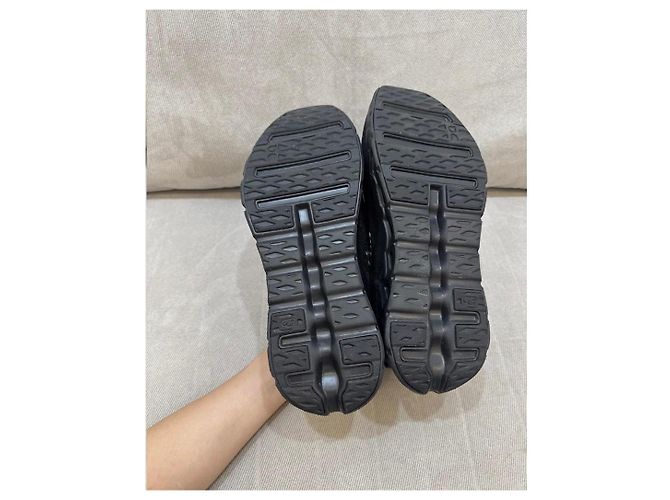 Loewe Schwarze Mesh-Sneaker mit Logo - Ansicht 9