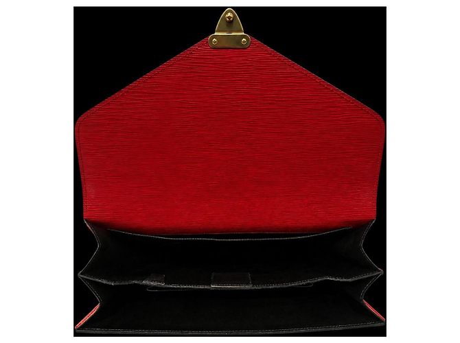 Porte-documents Louis Vuitton Epi Cuir Rouge - vue 11