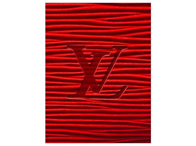 Porte-documents Louis Vuitton Epi Cuir Rouge - vue 15