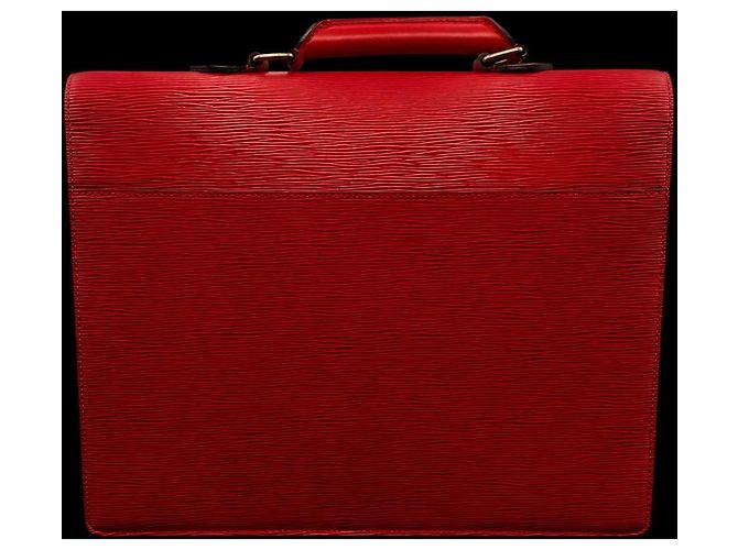 Porte-documents Louis Vuitton Epi Cuir Rouge - vue 2