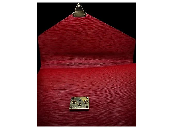 Porte-documents Louis Vuitton Epi Cuir Rouge - vue 6