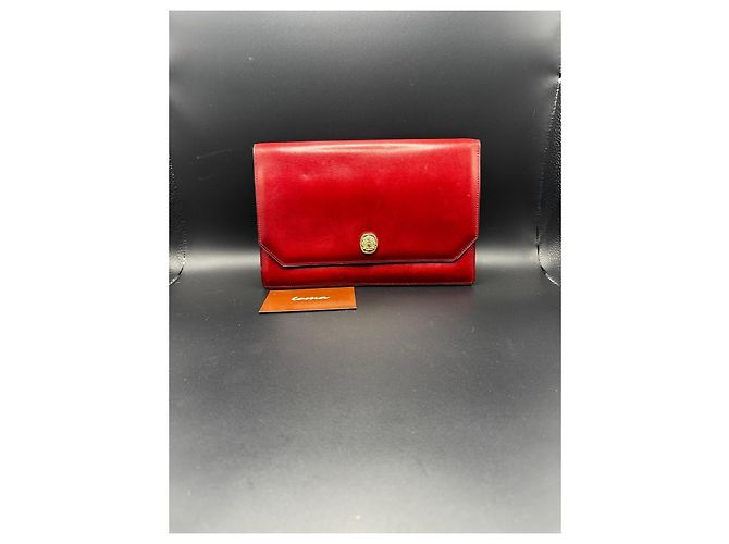 Céline Pochette in pelle rossa Rosso - vista 2