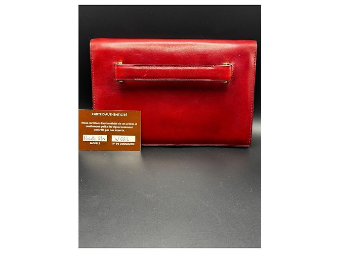 Céline Pochette in pelle rossa Rosso - vista 3