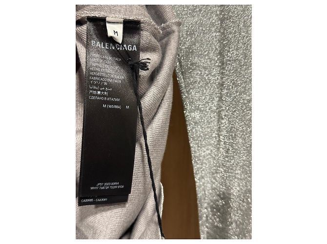 Mini abito argento a collo alto Balenciaga - vista 7