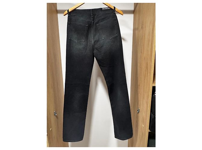 Vaqueros Balenciaga Negros - vista 2