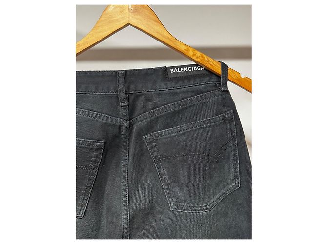 Vaqueros Balenciaga Negros - vista 3