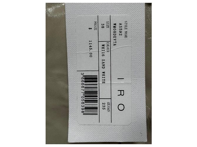 Iro Devta kurze Lammlederjacke in Beige - Ansicht 6