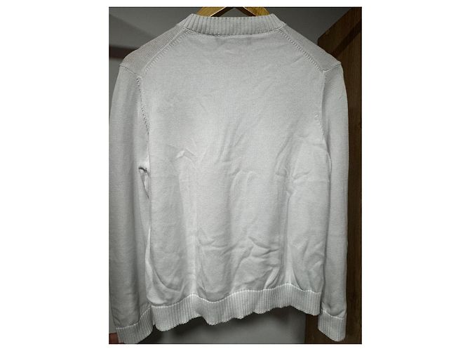 Love Moschino Baumwollpullover mit Sonnen- und Regenbogen-Patches Weiß - Ansicht 3