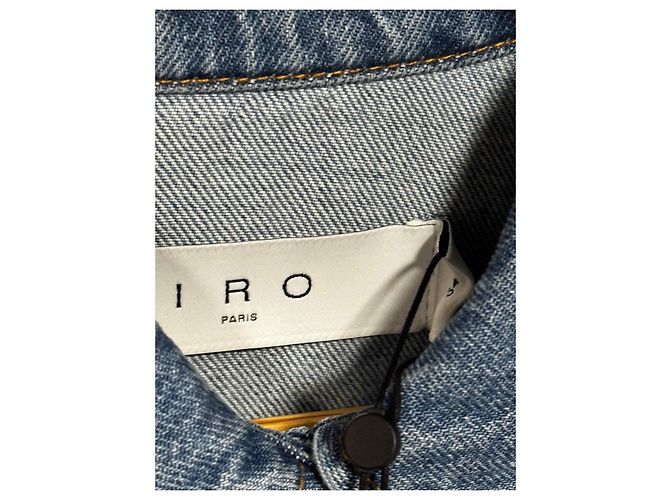 Camisa de ganga IRO Azul - vista 4