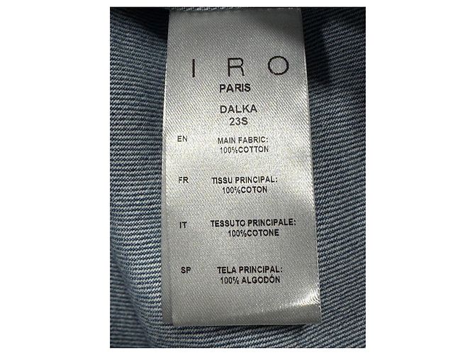 Camisa de ganga IRO Azul - vista 6