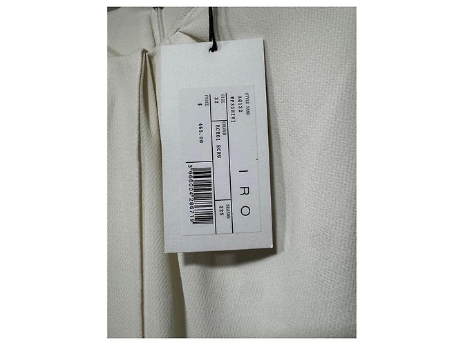 Vestido blanco drapeado IRO - vista 5
