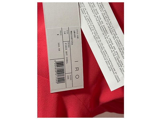 Vestido IRO Detina coral - vista 5