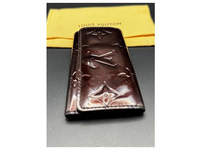 Louis Vuitton Monogram Vernis Key Holder 6 keys Dark brown - view 4