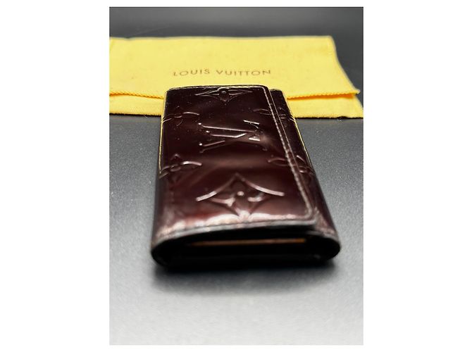 Louis Vuitton Monogram Vernis Key Holder 6 keys Dark brown - view 5