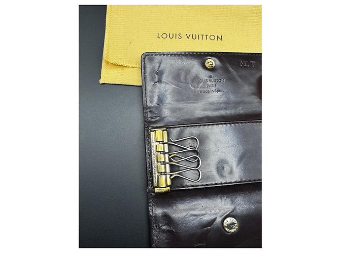 Louis Vuitton Monogram Vernis Key Holder 6 keys Dark brown - view 8