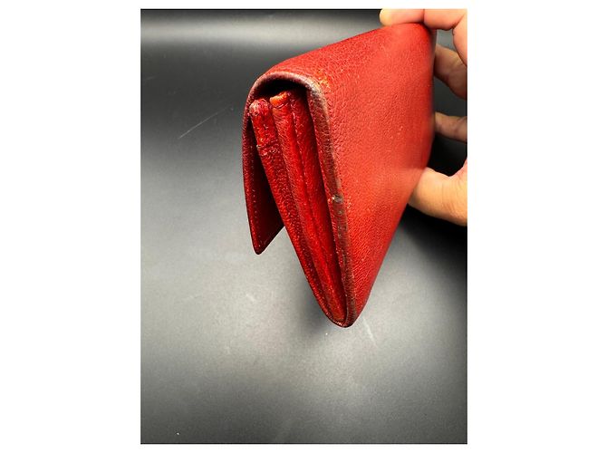Cartera Cartier de cuero rojo Roja - vista 3