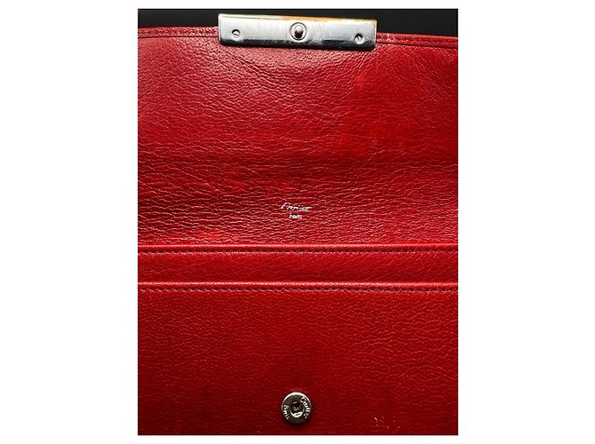 Cartera Cartier de cuero rojo Roja - vista 6