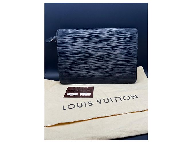 Pochette Louis Vuitton Epi Noe Nero - vista 2