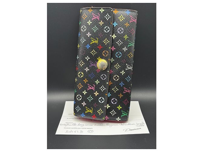 Louis Vuitton Monogram Multicolore Wallet Black Multiple colors - view 2
