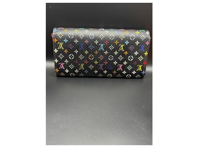 Louis Vuitton Monogram Multicolore Wallet Black Multiple colors - view 3