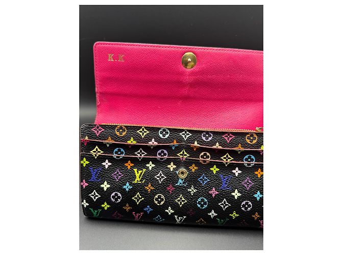 Louis Vuitton Monogram Multicolore Wallet Black Multiple colors - view 4