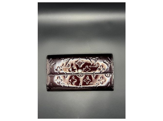 Cartera Louis Vuitton Monogram Vernis Burgundy Burdeos - vista 2