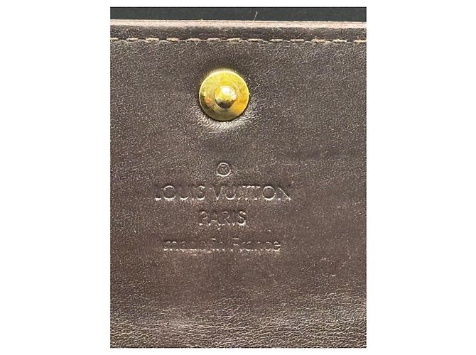 Cartera Louis Vuitton Monogram Vernis Burgundy Burdeos - vista 9