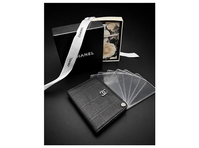 Chanel Black Quilted Leather Wallet - view 2