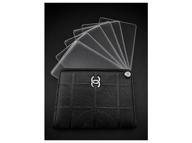 Chanel Black Quilted Leather Wallet - view 3