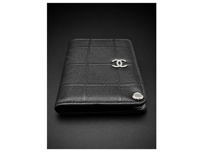Chanel Black Quilted Leather Wallet - view 4
