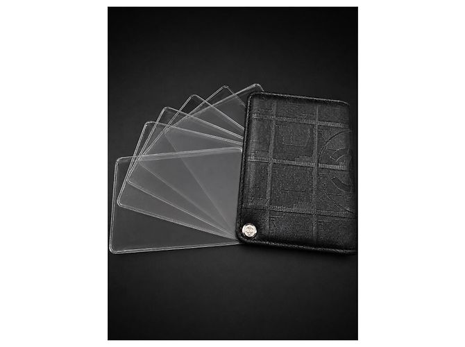 Chanel Black Quilted Leather Wallet - view 5