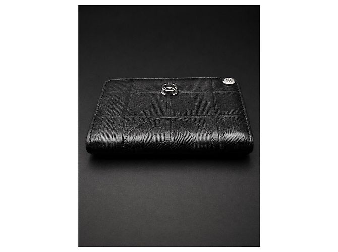 Chanel Black Quilted Leather Wallet - view 8