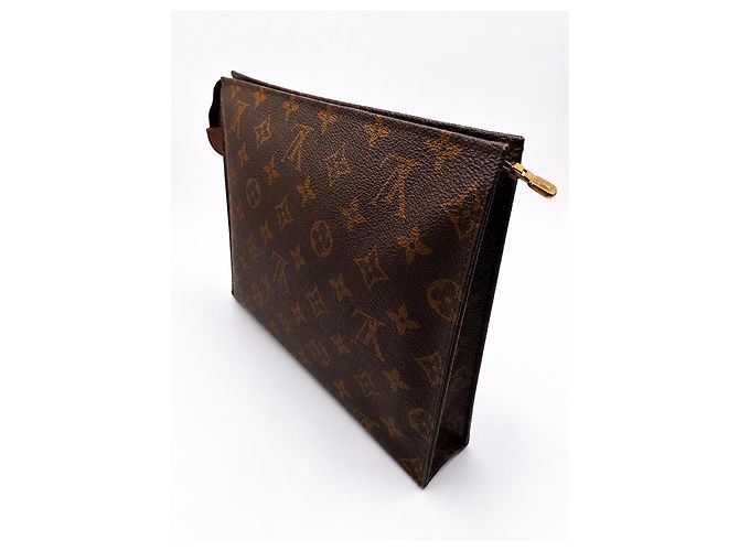 Louis Vuitton Pochette Toiletry Bag Monogram Canvas Marrone - vista 11