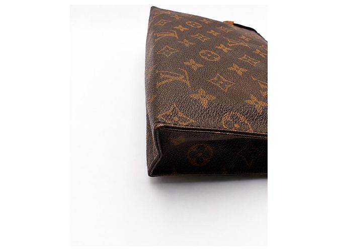 Louis Vuitton Pochette Toiletry Bag Monogram Canvas Marrone - vista 6