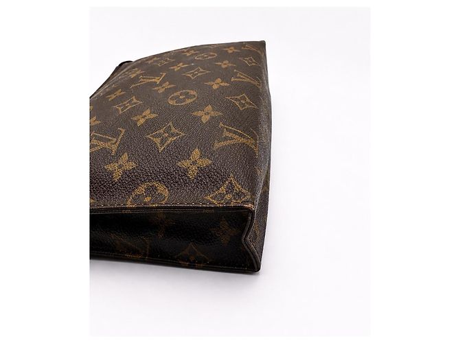 Louis Vuitton Pochette Toiletry Bag Monogram Canvas Marrone - vista 7