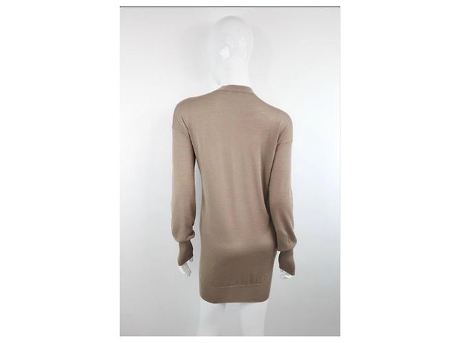 Jersey de cachemira y seda beige de Gucci - vista 2