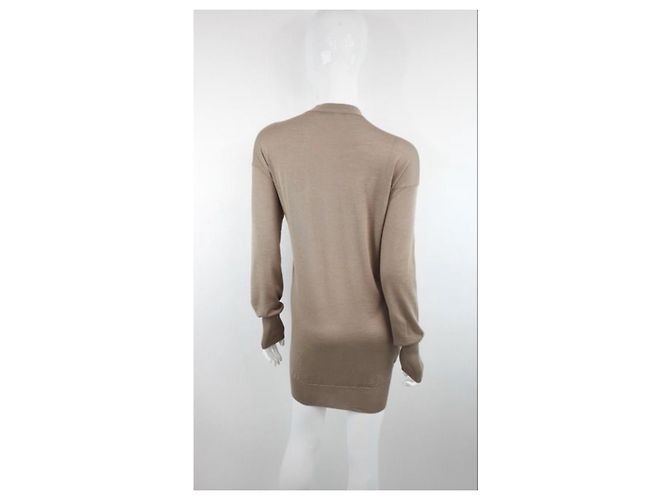 Jersey de cachemira y seda beige de Gucci - vista 8