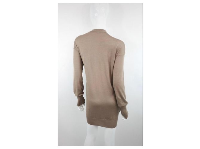Jersey de cachemira y seda beige de Gucci - vista 9