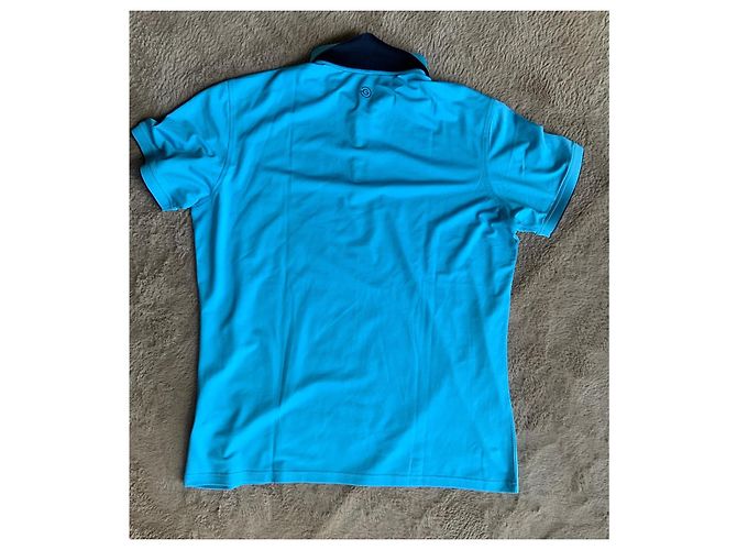 Autre Marque Polo Galvin Green da Uomo Blu - vista 4