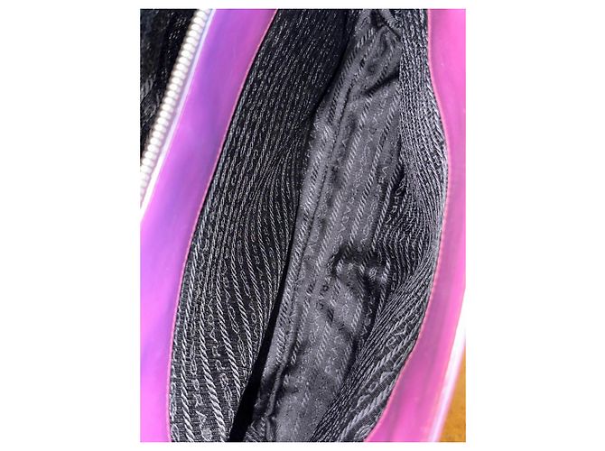 Prada 1995 Edition Borsa Tote Vitello Mirtillo Blueberry Porpora - vista 11