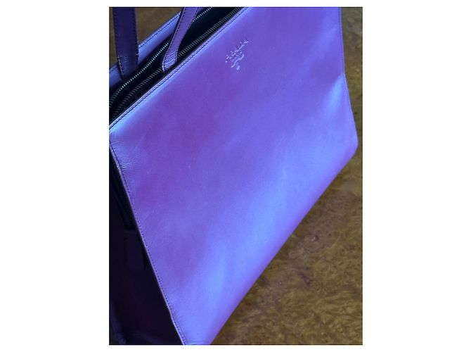 Prada 1995 Edition Borsa Tote Vitello Mirtillo Blueberry Porpora - vista 15