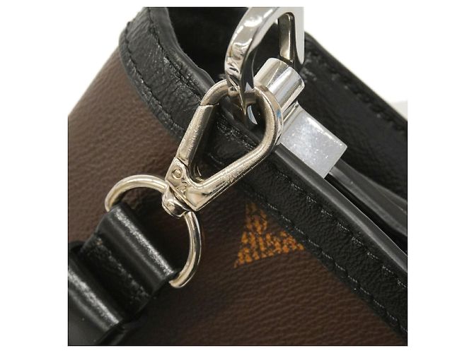 Louis Vuitton Monogram Giant Reverse Dauphine MM Shoulder Bag Brown Black - view 9