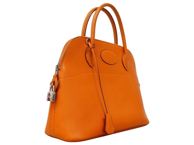 Hermès Bolsa Hermes Bolide 31 em couro Chevre Orange Laranja - vista 2