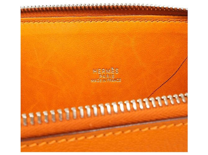 Hermès Bolsa Hermes Bolide 31 em couro Chevre Orange Laranja - vista 5