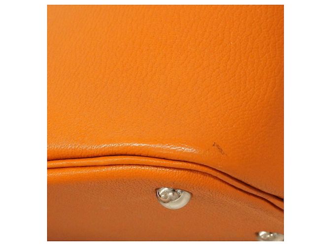 Hermès Bolsa Hermes Bolide 31 em couro Chevre Orange Laranja - vista 6
