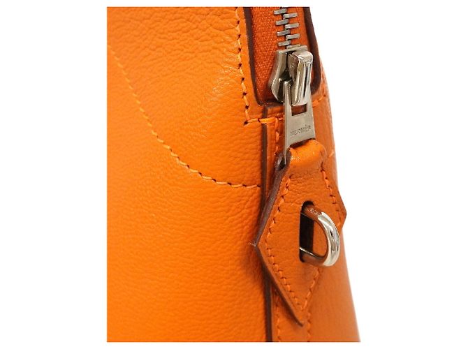 Hermès Bolsa Hermes Bolide 31 em couro Chevre Orange Laranja - vista 8