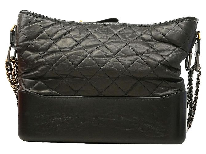 Bolsa de Ombro Chanel Gabrielle Preto - vista 11