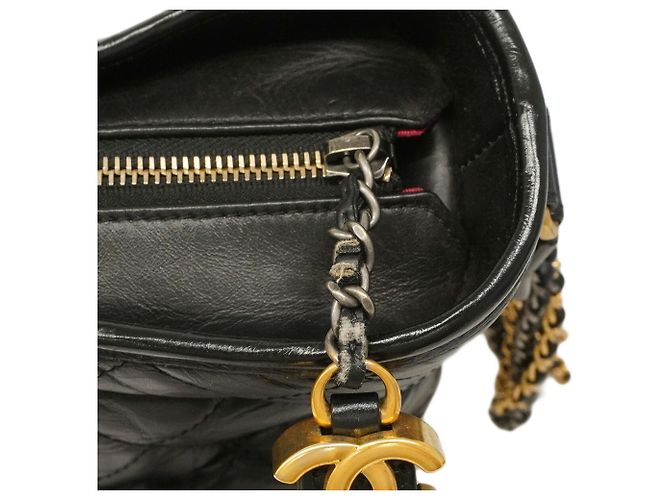 Bolsa de Ombro Chanel Gabrielle Preto - vista 8