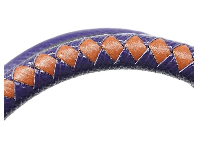 Hermès Borsa Hermes Bolide 31 1923 Tressage Veau Epsom Blu - vista 7