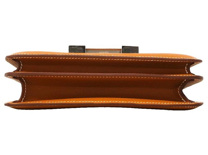 Hermès Borsa a tracolla Hermes Constance Mini D'oro - vista 3